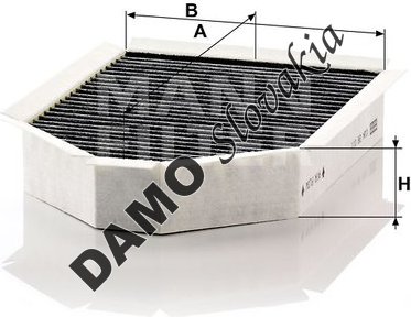 Kabínový filter MANN FILTER CUK 26 011