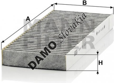 Kabínový filter MANN FILTER CUK 26 013-2