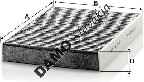 Kabínový filter MANN FILTER CUK 2743