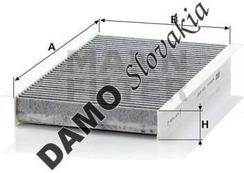 Kabínový filter MANN FILTER CUK 2747