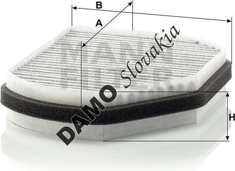 Kabínový filter MANN FILTER CUK 2897