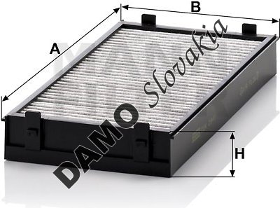 Kabínový filter MANN FILTER CUK 2941-2