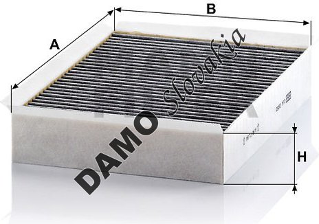 Kabínový filter MANN FILTER CUK 2950