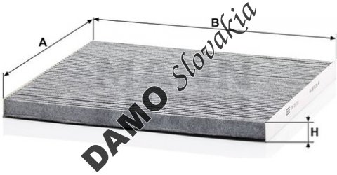 Kabínový filter MANN FILTER CUK 29 001