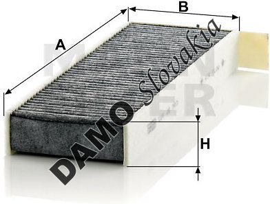 Kabínový filter MANN FILTER CUK 29 003-2