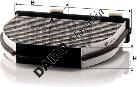 Kabínový filter MANN FILTER CUK 29 005