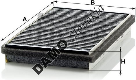 Kabínový filter MANN FILTER CUK 3020