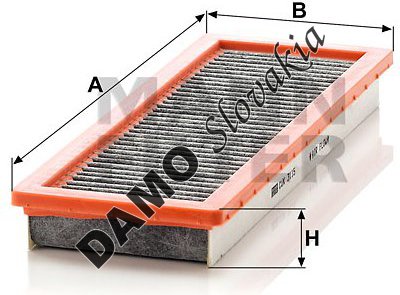 Kabínový filter MANN FILTER CUK 3115