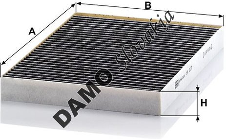 Kabínový filter MANN FILTER CUK 3137