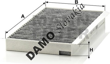 Kabínový filter MANN FILTER CUK 3139