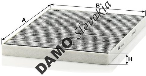 Kabínový filter MANN FILTER CUK 3142