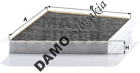 Kabínový filter MANN FILTER CUK 3172