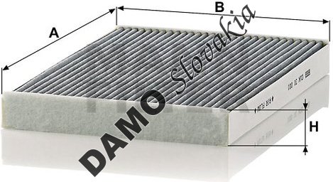 Kabínový filter MANN FILTER CUK 31 001