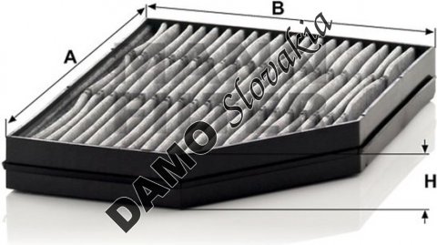 Kabínový filter MANN FILTER CUK 32 001