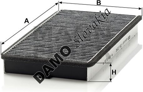 Kabínový filter MANN FILTER CUK 3340