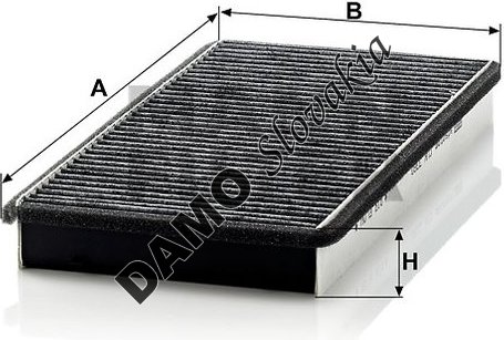 Kabínový filter MANN FILTER CUK 3360