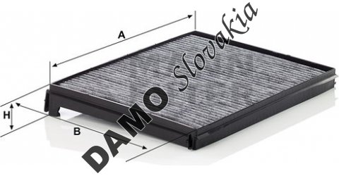 Kabínový filter MANN FILTER CUK 33 001