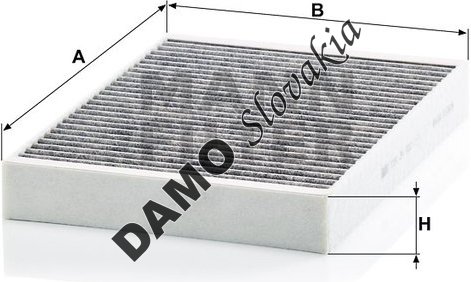 Kabínový filter MANN FILTER CUK 34 003