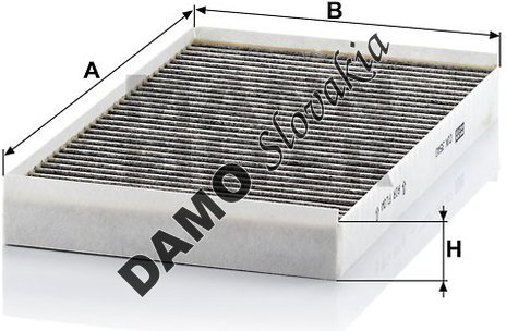 Kabínový filter MANN FILTER CUK 3540