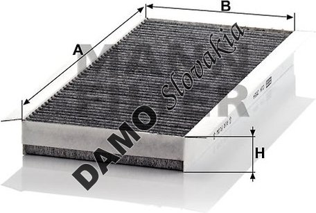 Kabínový filter MANN FILTER CUK 3554