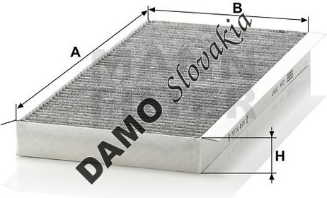 Kabínový filter MANN FILTER CUK 3567