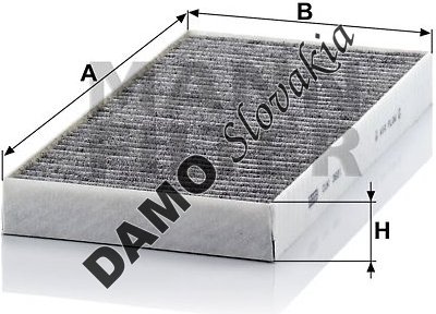 Kabínový filter MANN FILTER CUK 3621