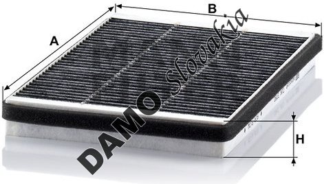 Kabínový filter MANN FILTER CUK 3780