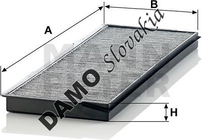 Kabínový filter MANN FILTER CUK 37 001