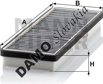 Kabínový filter MANN FILTER CUK 3823