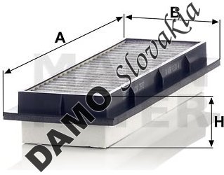 Kabínový filter MANN FILTER CUK 3970