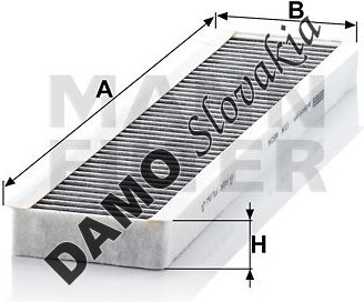 Kabínový filter MANN FILTER CUK 4624