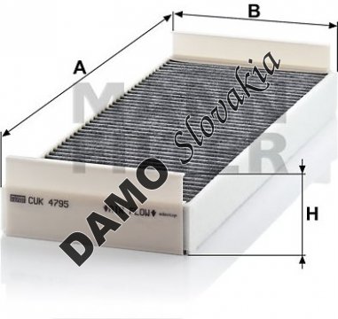 Kabínový filter MANN FILTER CUK 4795