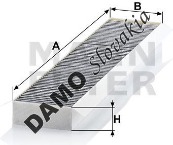 Kabínový filter MANN FILTER CUK 5141