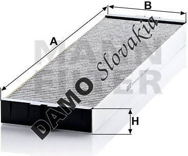 Kabínový filter MANN FILTER CUK 5258