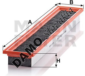 Kabínový filter MANN FILTER CUK 6046