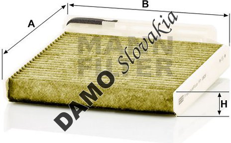 Kabínový filter MANN FILTER FP 1829
