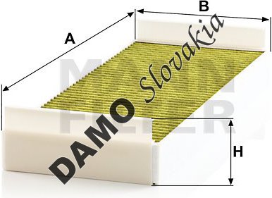 Kabínový filter MANN FILTER FP 4795