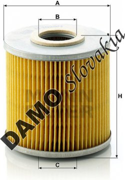 Olejový filter MANN FILTER H 1029/1 n