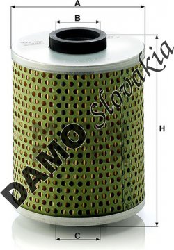 Olejový filter MANN FILTER H 1034/4