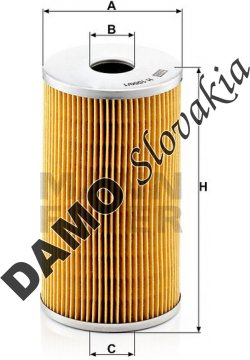 Olejový filter MANN FILTER H 1050/1