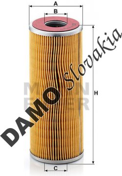 Olejový filter MANN FILTER H 1072/11 x
