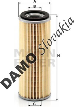 Olejový filter MANN FILTER H 1076 x