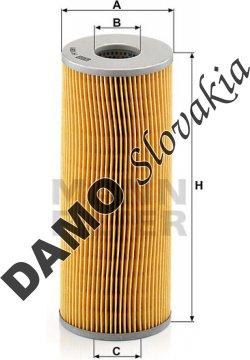 Olejový filter MANN FILTER H 1081