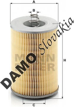 Olejový filter MANN FILTER H 1275