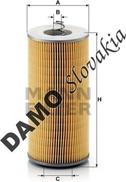 Olejový filter MANN FILTER H 12 110/2 x