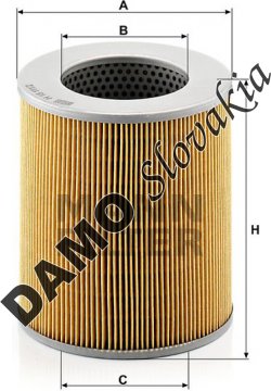 Olejový filter MANN FILTER H 15 111/2