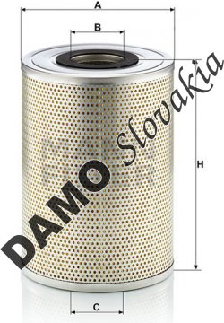 Olejový filter MANN FILTER H 1815