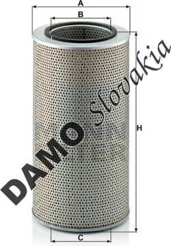Olejový filter MANN FILTER H 20 440