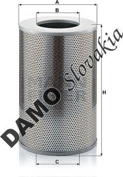 Olejový filter MANN FILTER H 25 669