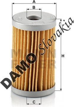 Olejový filter MANN FILTER H 53